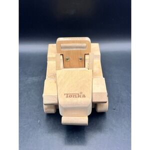 Vtg Tonka Wooden Jeep Truck Dune Buggy‎ Toy Natural Wood Classic Retro Collect